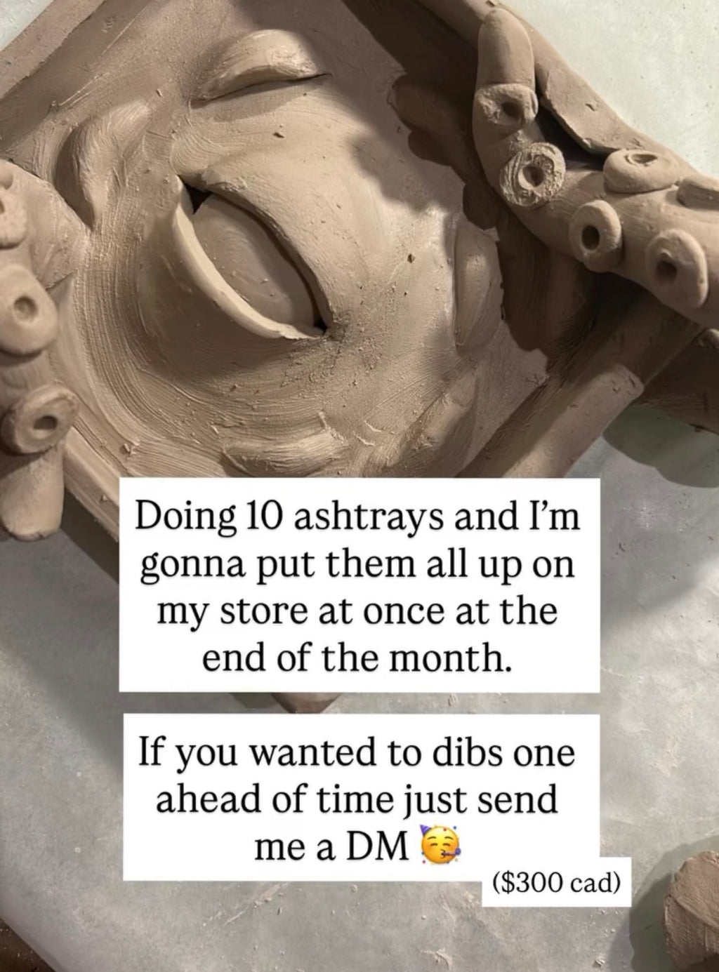 Ashtray dibs 10 AVAILABLE